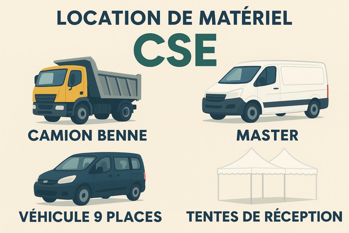 Location matériel et véhicule