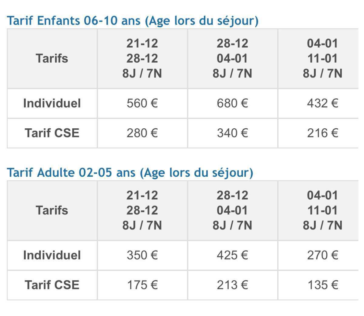 VILLAGE CLUB LES SEPT LAUX