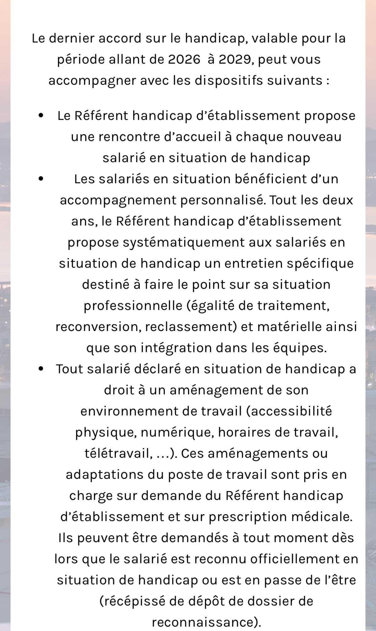 Accord handicap 2026 / 2029