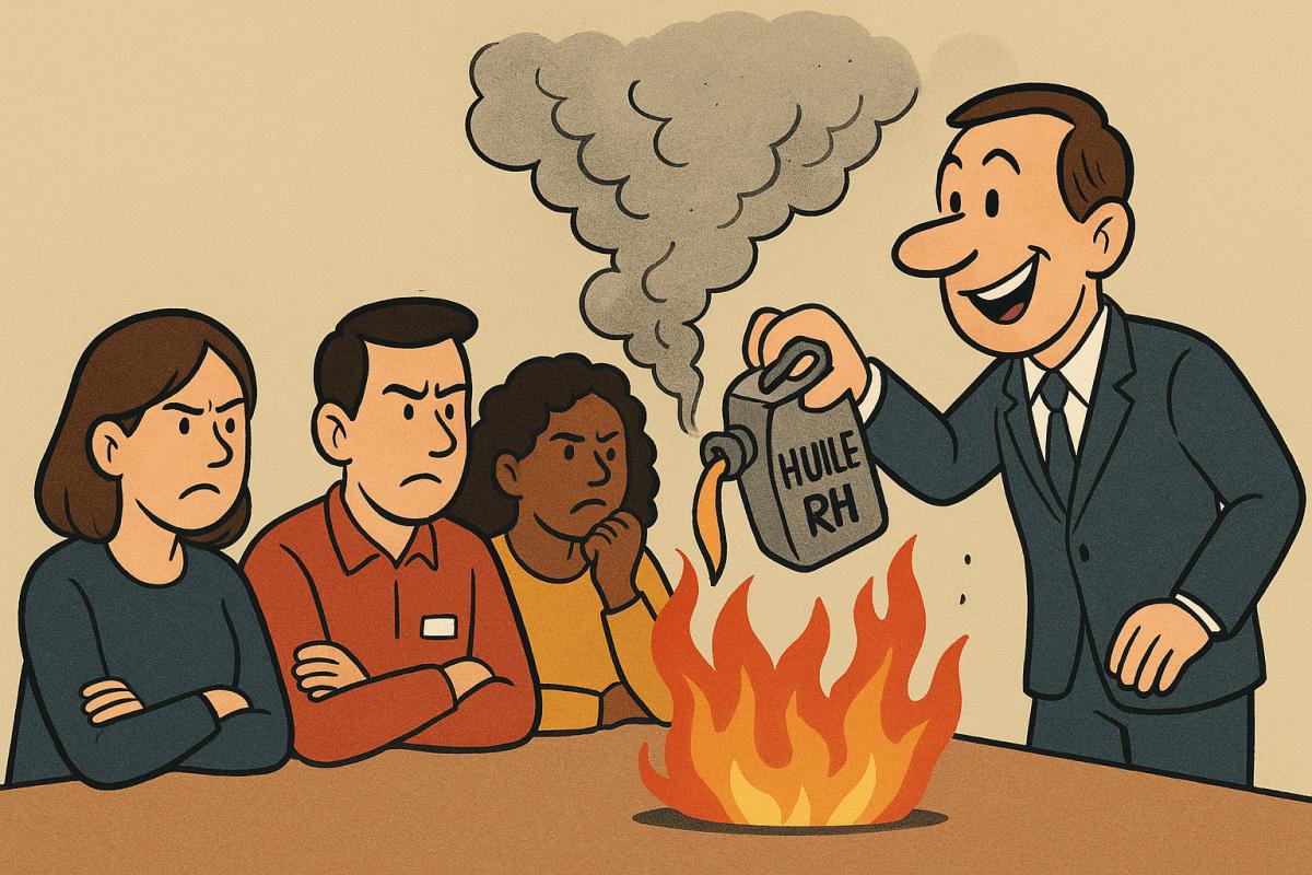 Un pyromane à la direction Un pyromane à la direction