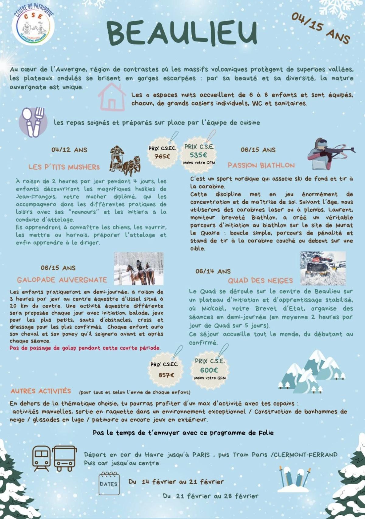 Beaulieu ❄️🐴🐕