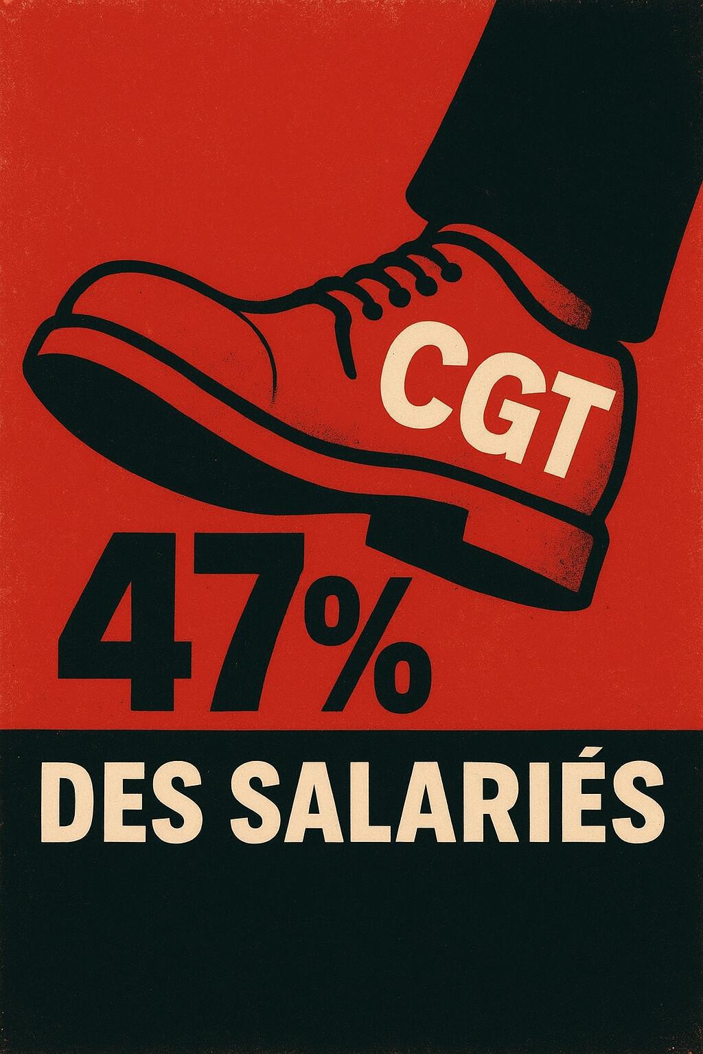Quand la CGT écrase 47% des salaries !!!!! Quand la CGT écrase 47% des salaries !!!!!