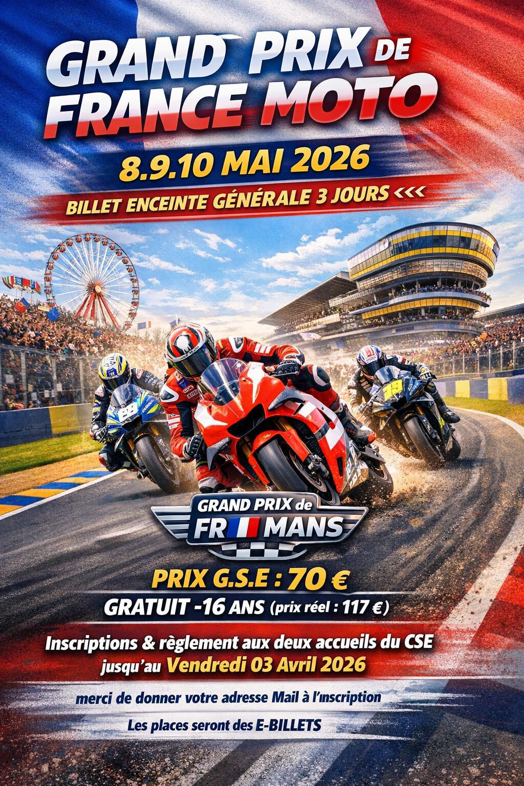 Grand Prix de France Moto 🏍️ Grand Prix de France Moto 🏍️