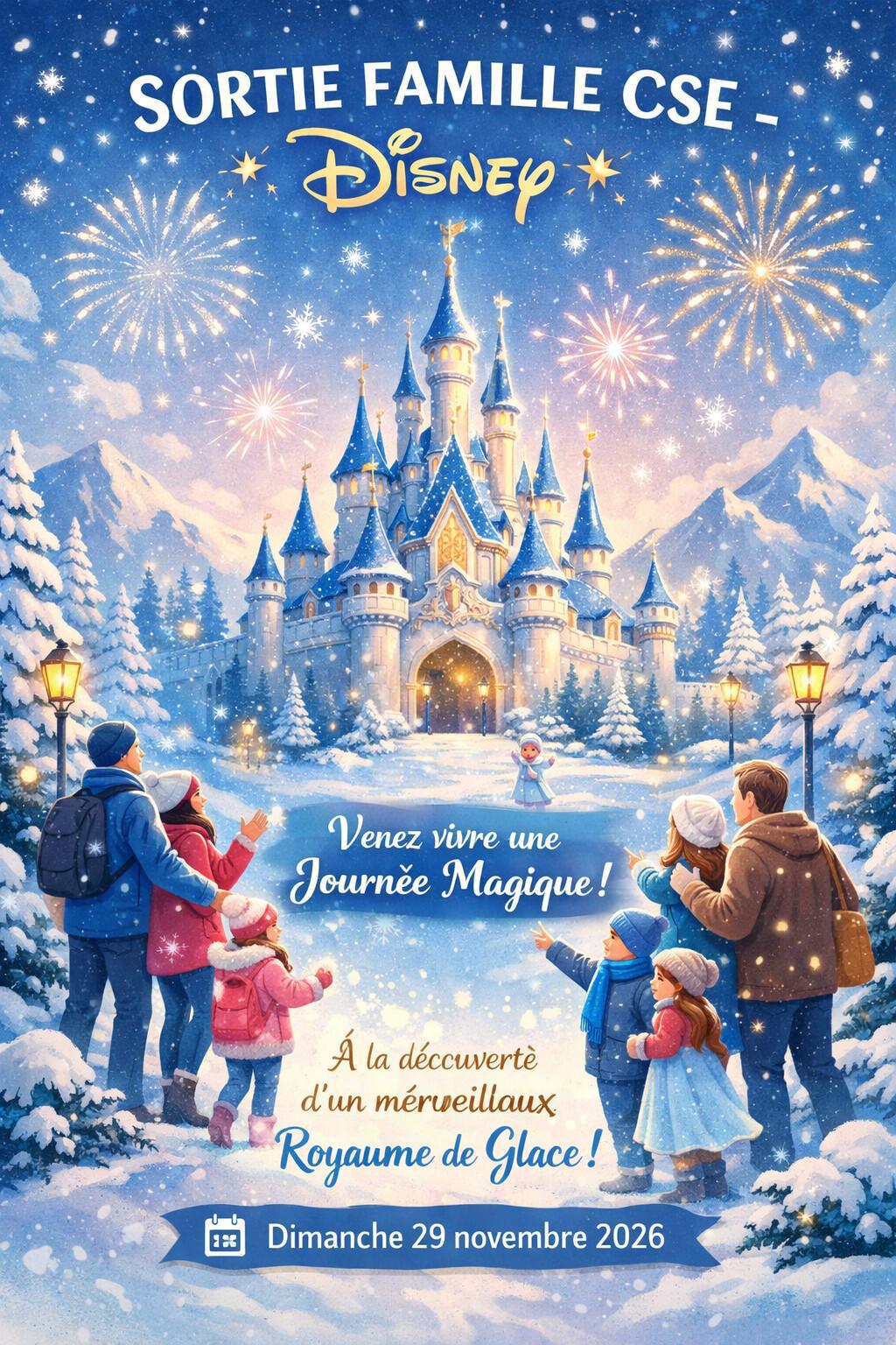 SORTIE FAMILLE CSE DISNEYLAND® PARIS SORTIE FAMILLE CSE DISNEYLAND® PARIS