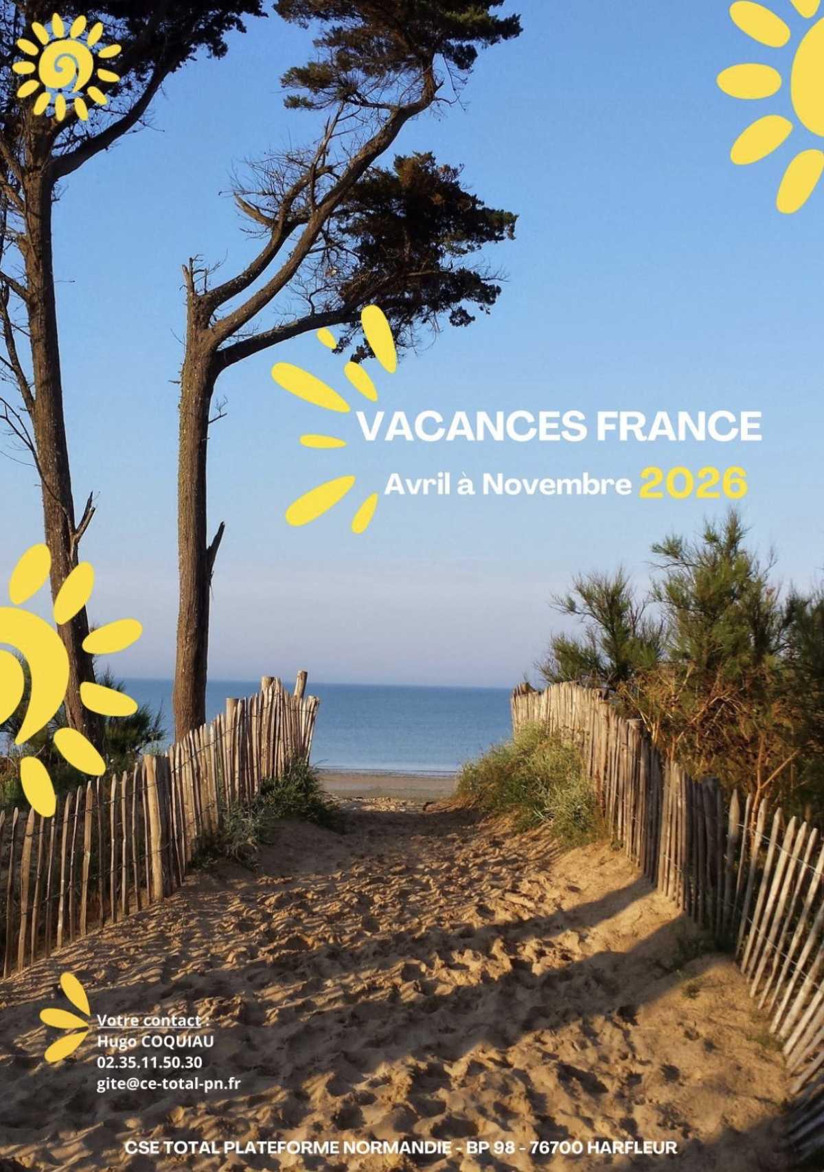 ⛱️Inscriptions Vacances familiales ÉTÉ ⛱️Inscriptions Vacances familiales ÉTÉ