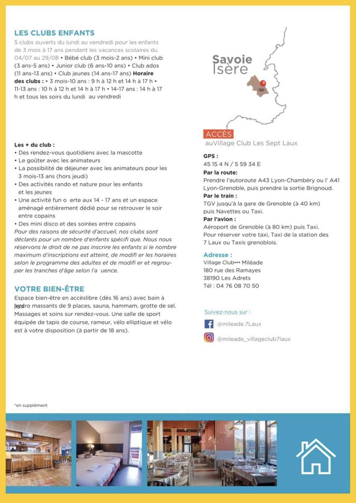 ⛱️Inscriptions Vacances familiales ÉTÉ