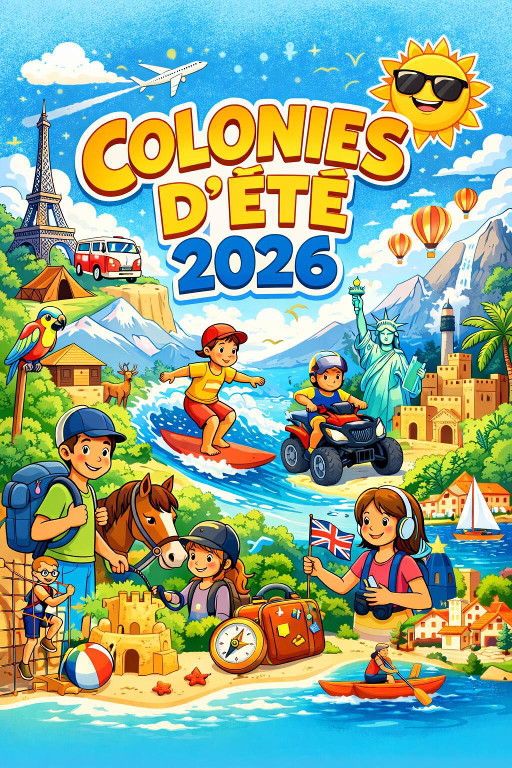 🌞 COLONIES D’ÉTÉ 2026 🌞
