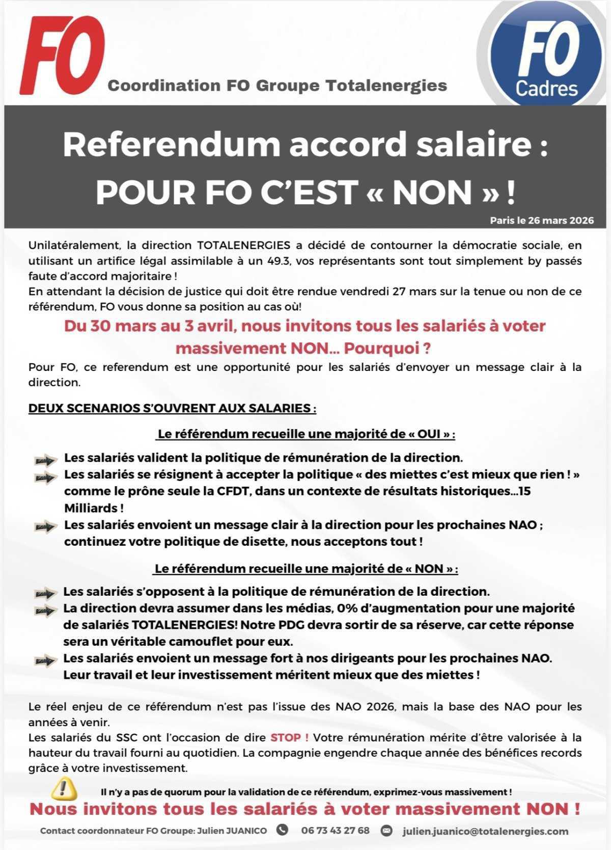 🚨Référendum dangereux pour l’avenir🚨