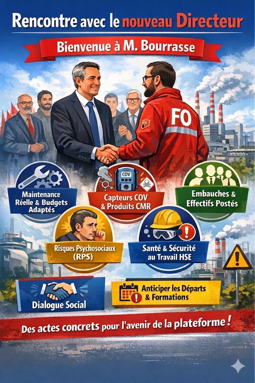Rencontre avec le nouveau directeur, M. Bourrasse