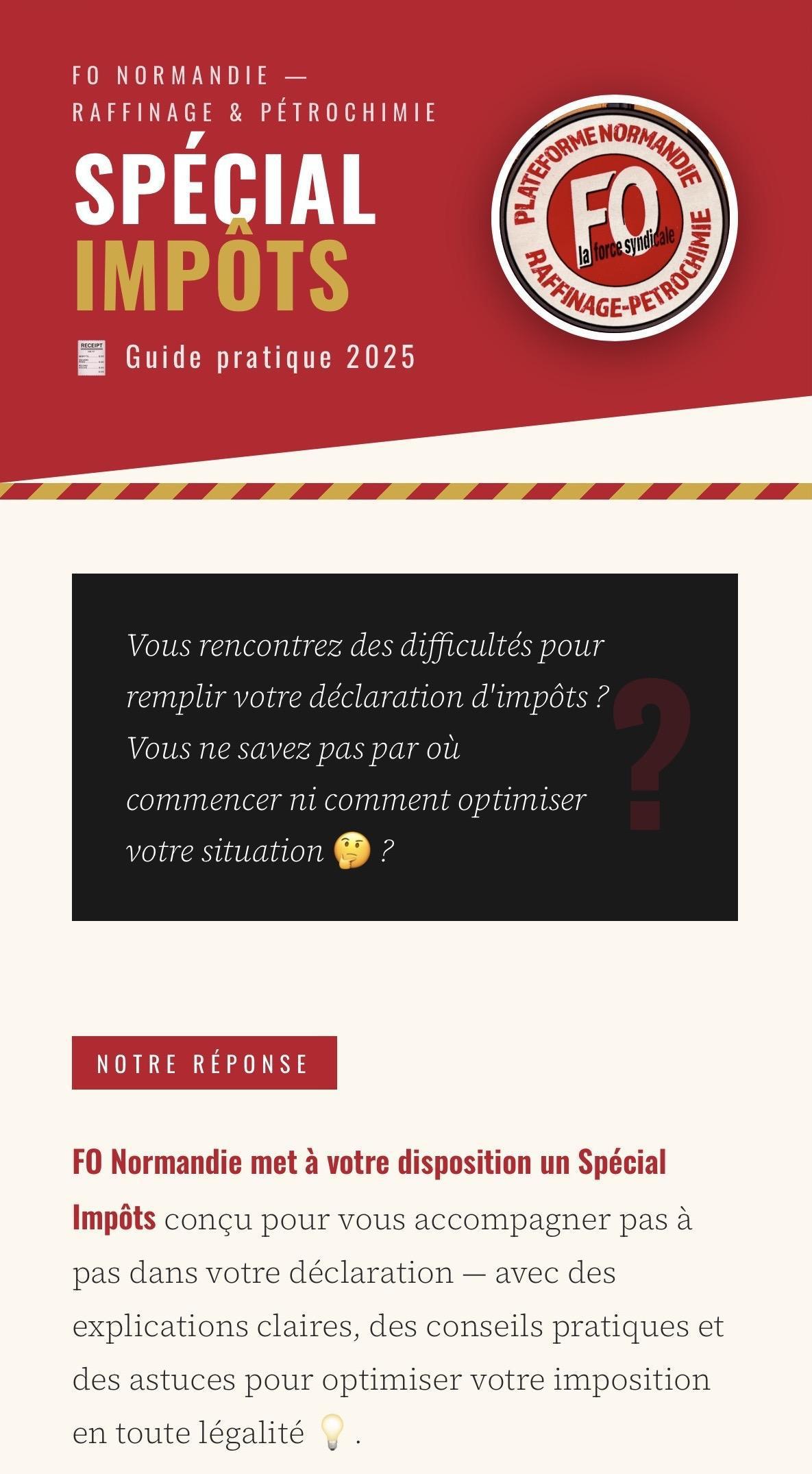 Spécial Impôts 2025