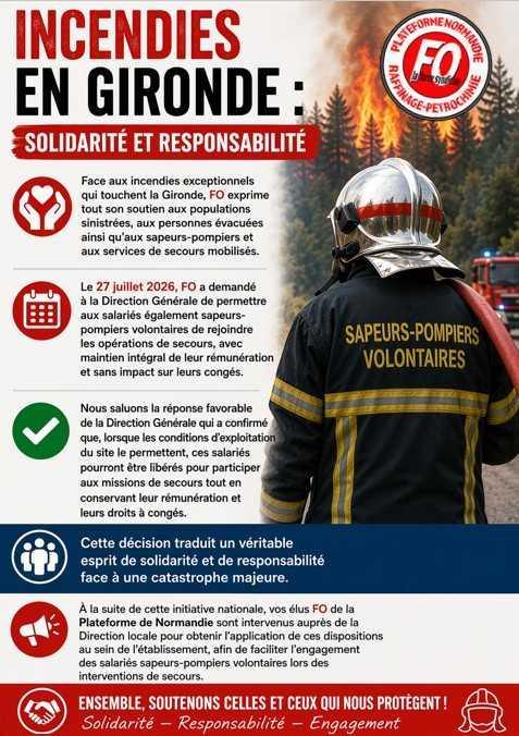 Incendies en Gironde : solidarité et responsabilité