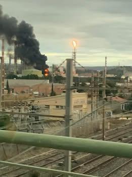 Incendie à Lyondell Basell