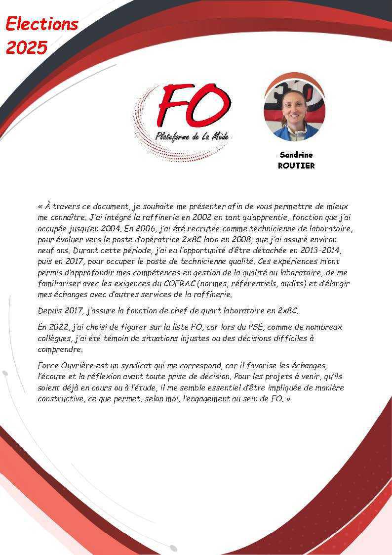 Qui sont vos candidats?