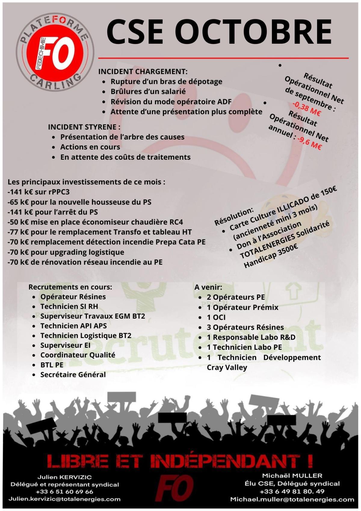 CSE Octobre 2024