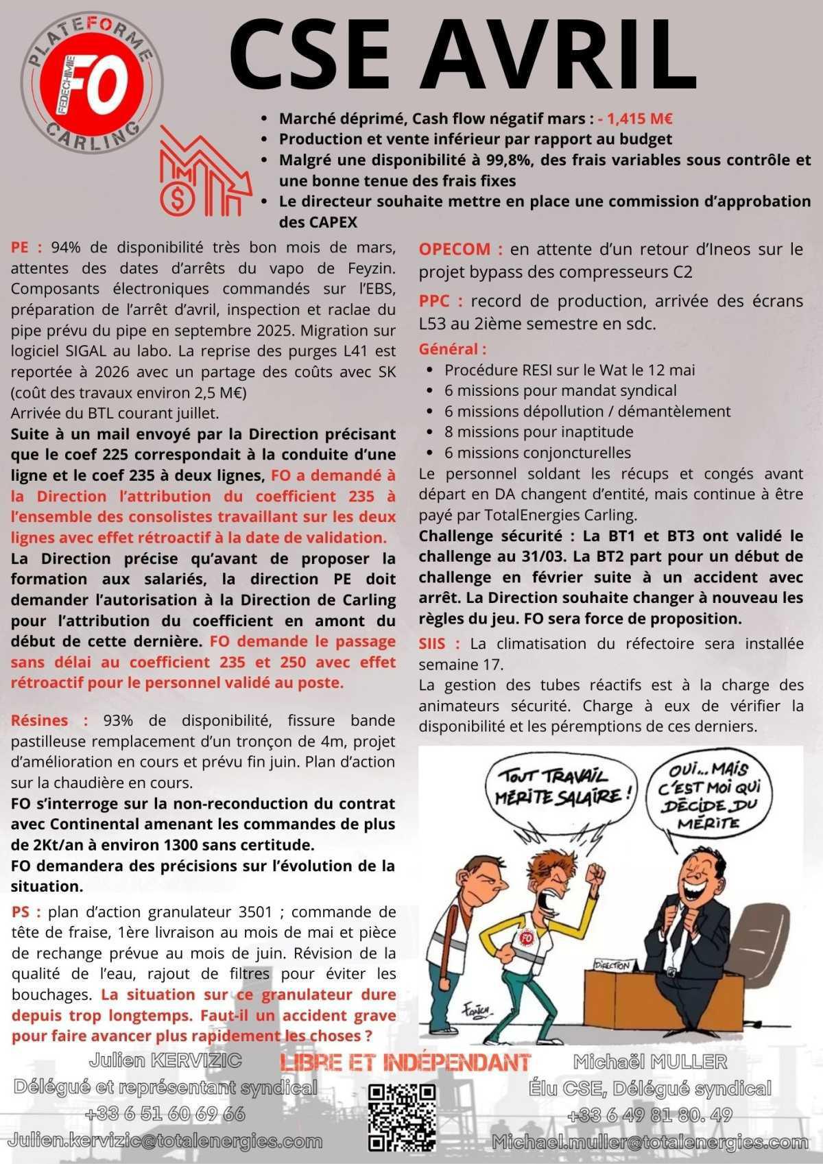 CSE Avril 2025