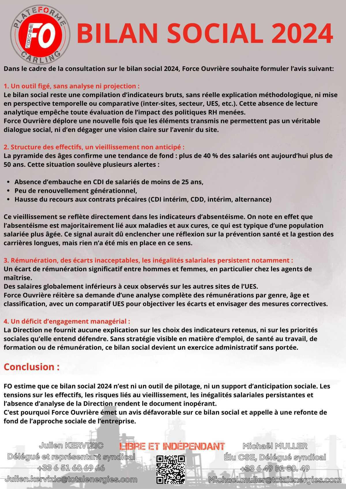 CSE JUIN + BILAN SOCIAL 2024
