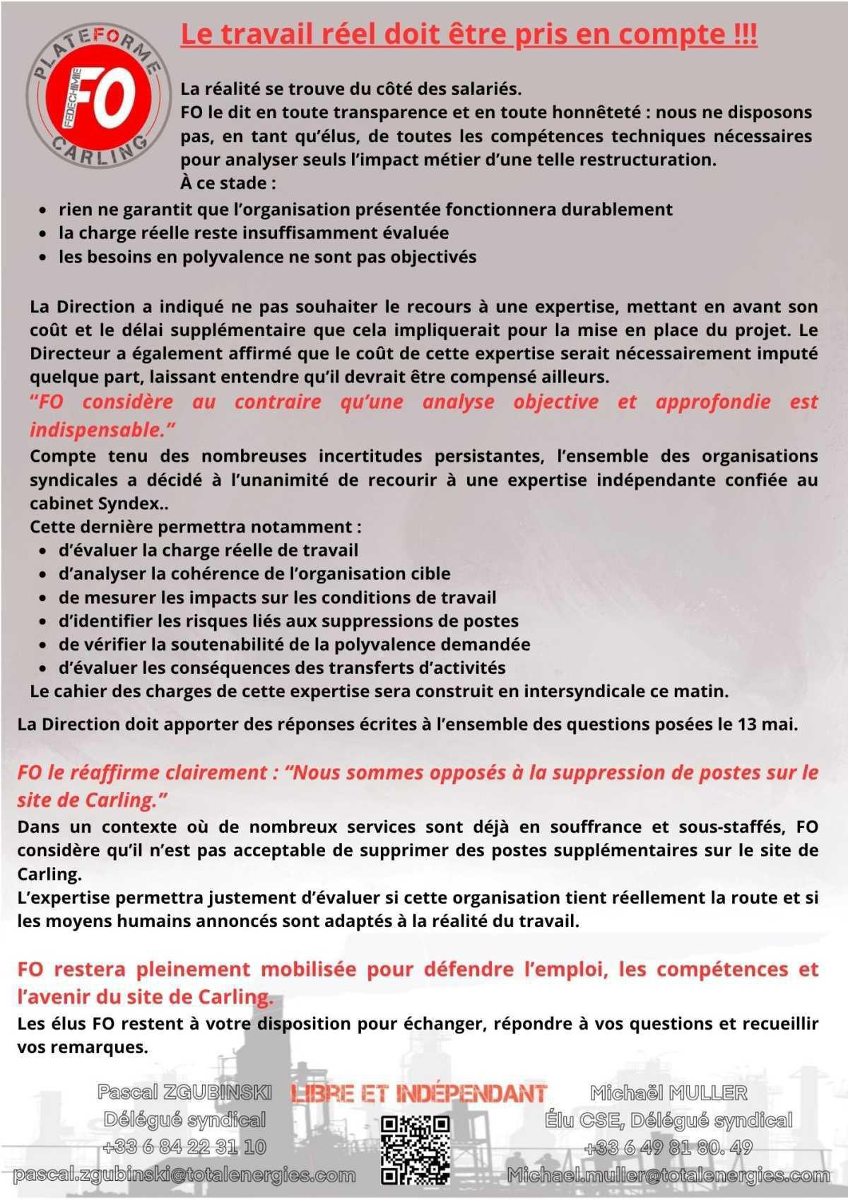 CSE EXTRA RESTRUCTURATION DE LA LOGISTIQUE