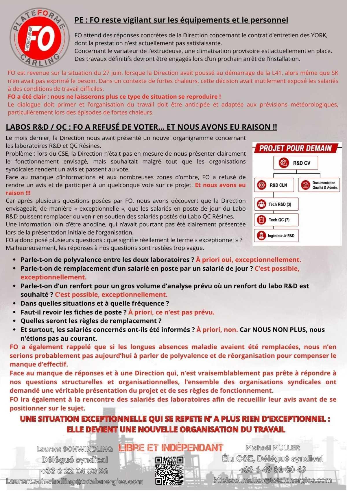 CSE Juillet