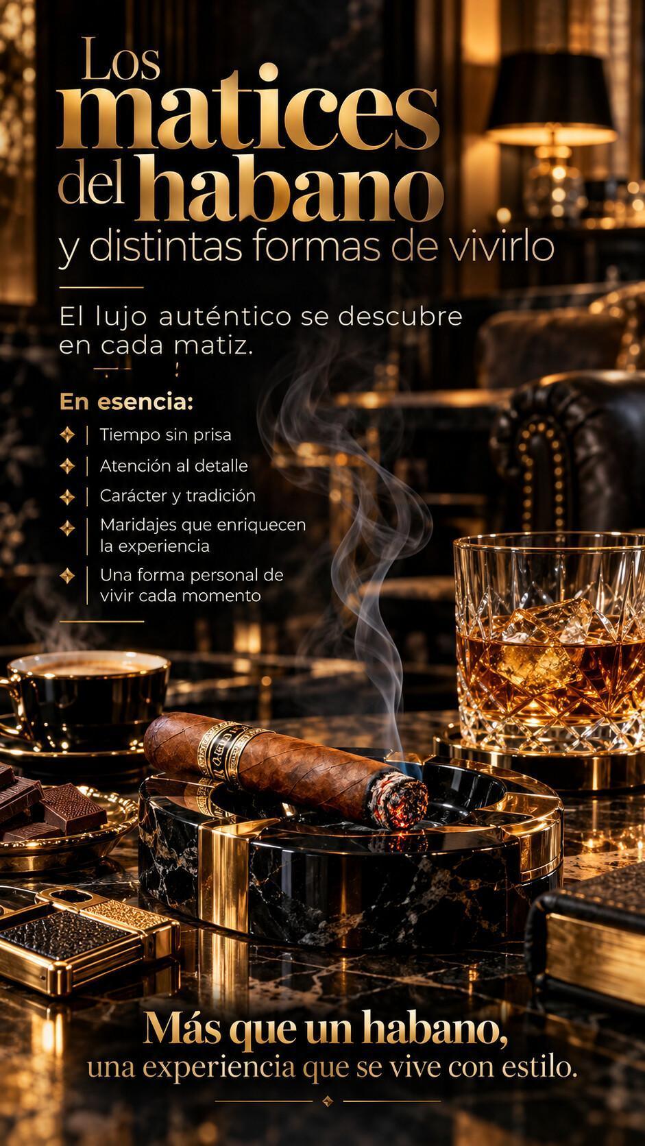Los matices del habano y distintas formas de vivirlo