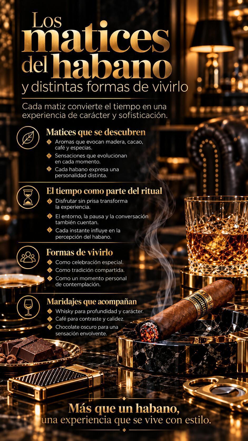Los matices del habano y distintas formas de vivirlo