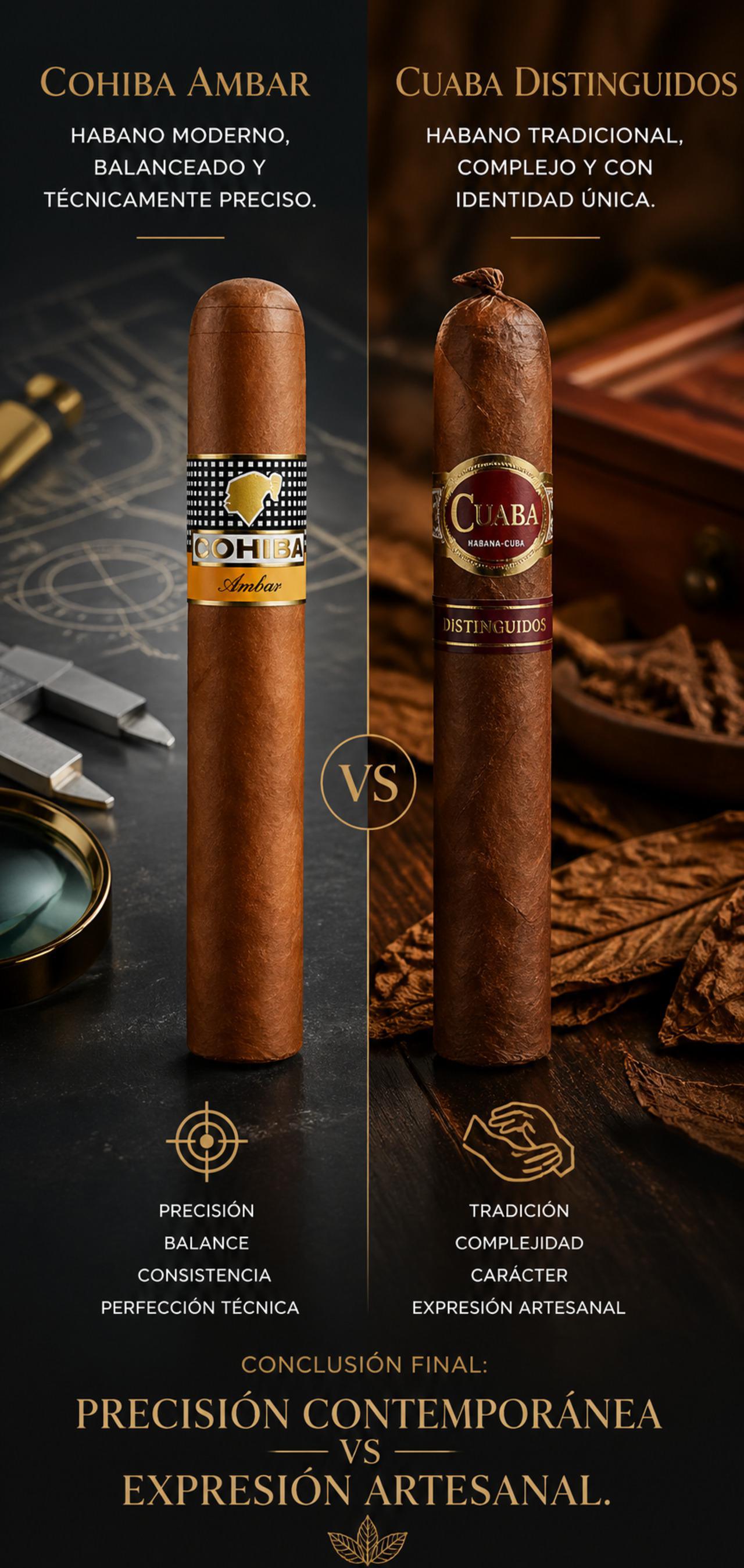 Cohiba Ambar VS Cuaba Distinguidos