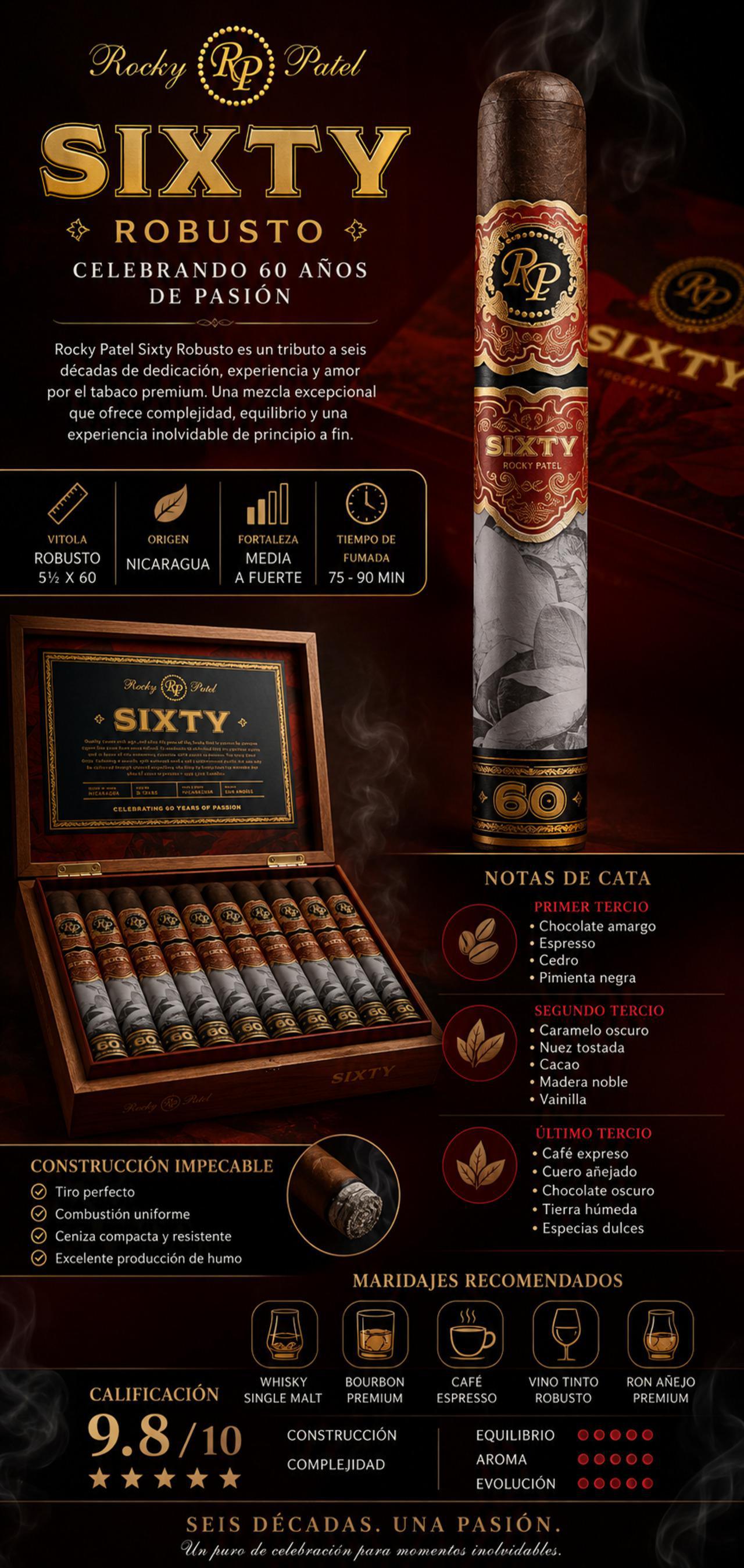 Rocky Patel Sixty Robusto.