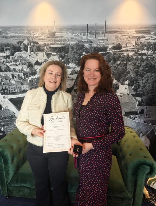 Prestigieuze Gouden K voor Meike Veldhuijsen uit Breda Prestigieuze Gouden K voor Meike Veldhuijsen uit Breda