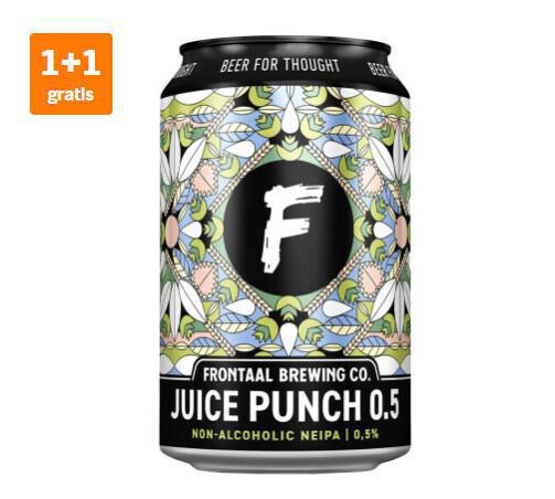 Frontaal Juice Punch 0.5 nu 1+1 bij de AH
