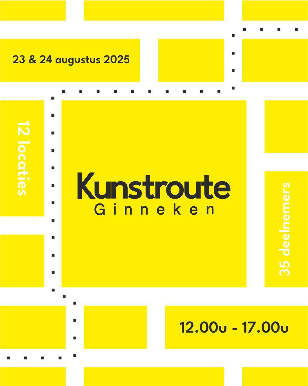 Kunstroute Ginneken op 12 locaties in het Ginneken