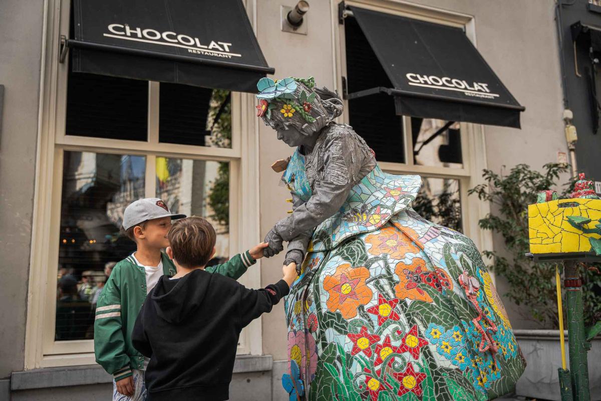 Ga op ontdekking tijdens Living Statues Festival