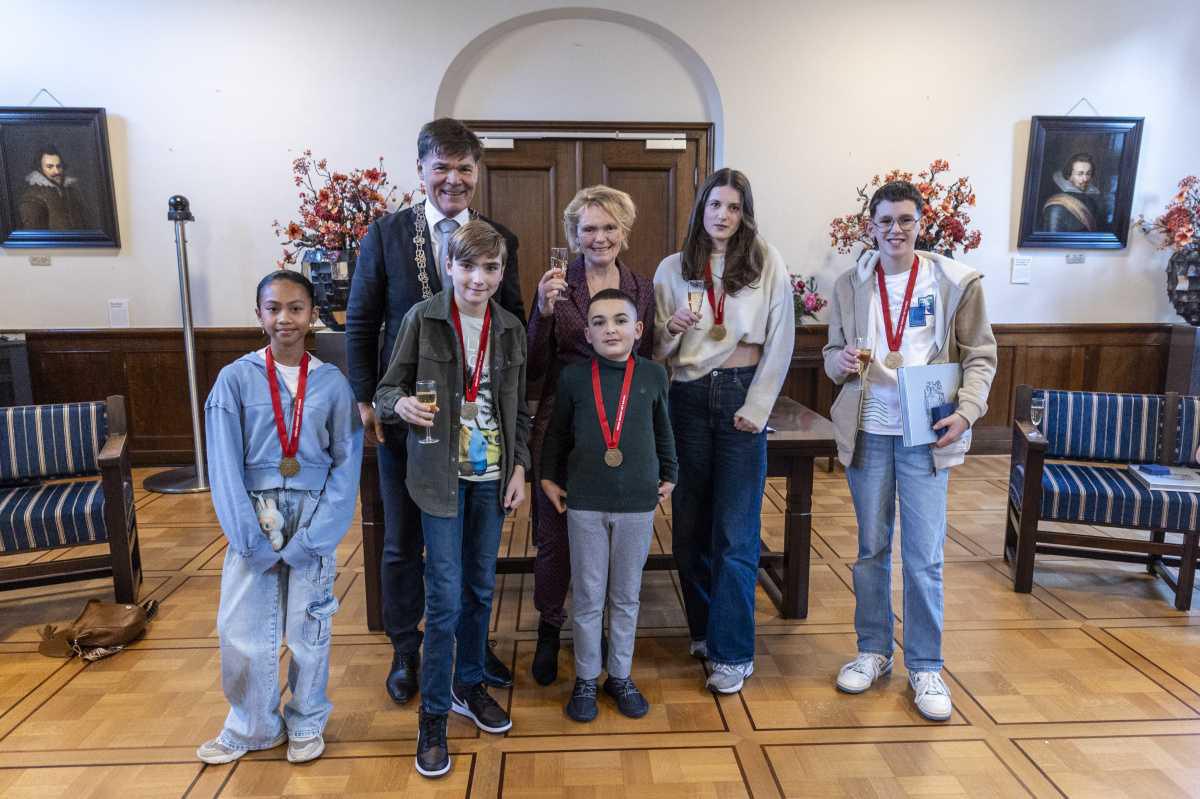 Vijf Bredase jeugdhelden in het zonnetje gezet