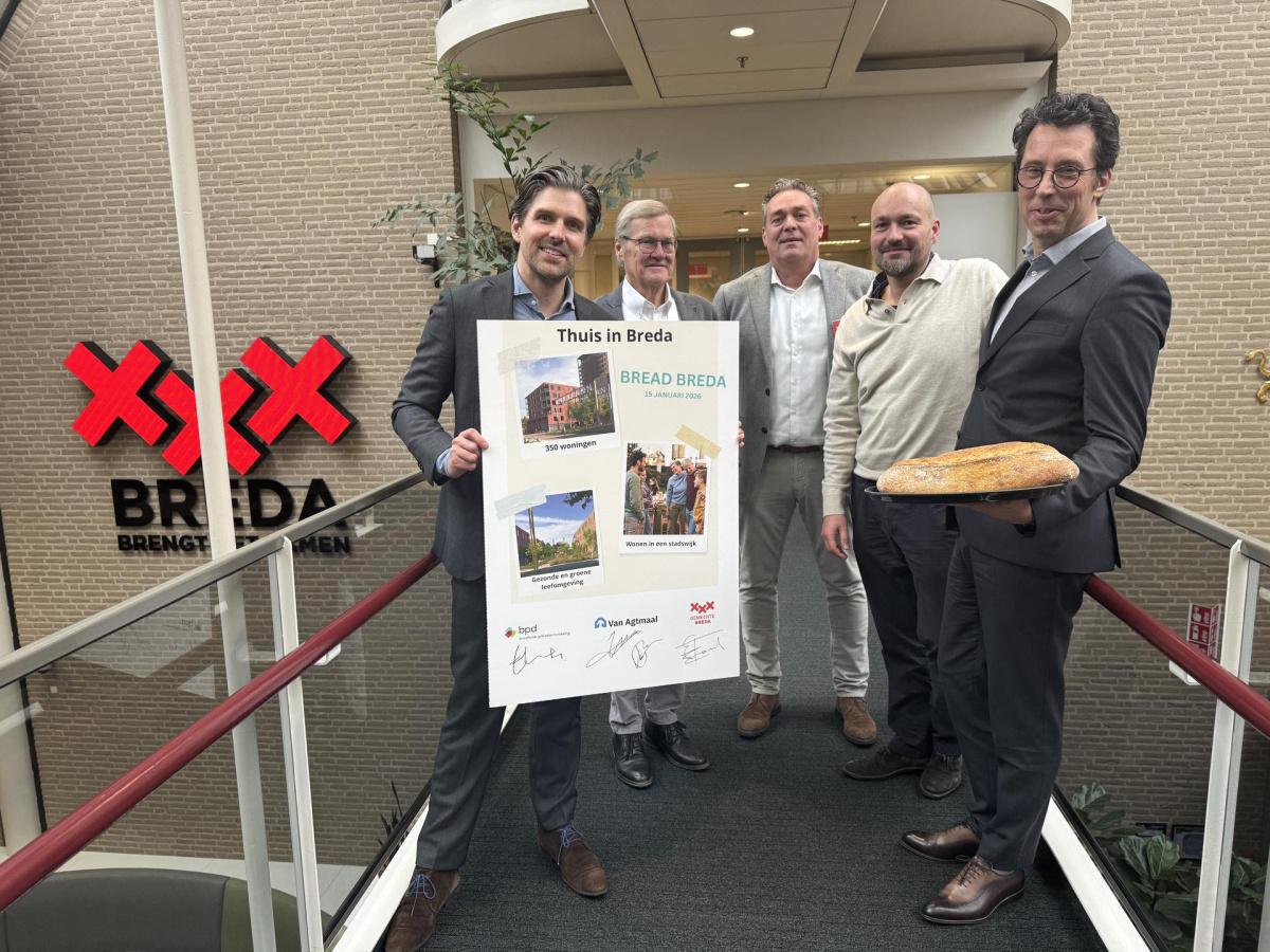 Volgende stap voor woningbouwproject BREAD met 350 woningen