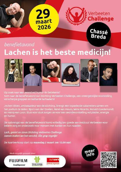 Topcabaretiers in Chassé Theater voor benefietvoorstelling Topcabaretiers in Chassé Theater voor benefietvoorstelling