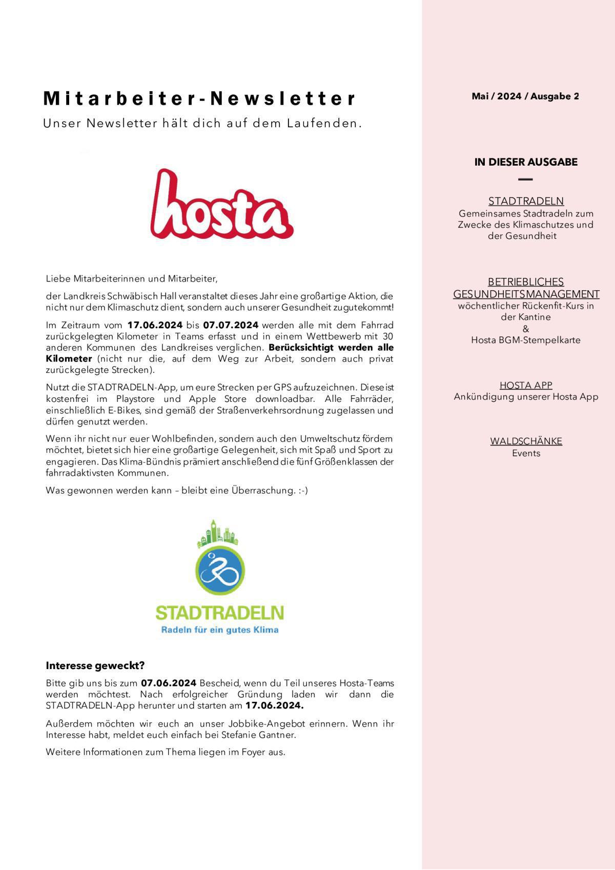 NEWSLETTER (DE)
