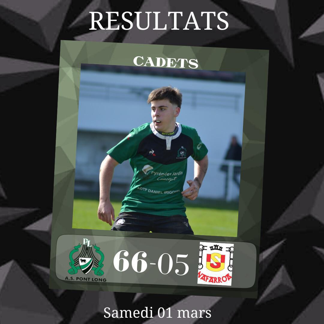 RESULTATS DU WEEK-END ! RESULTATS DU WEEK-END !