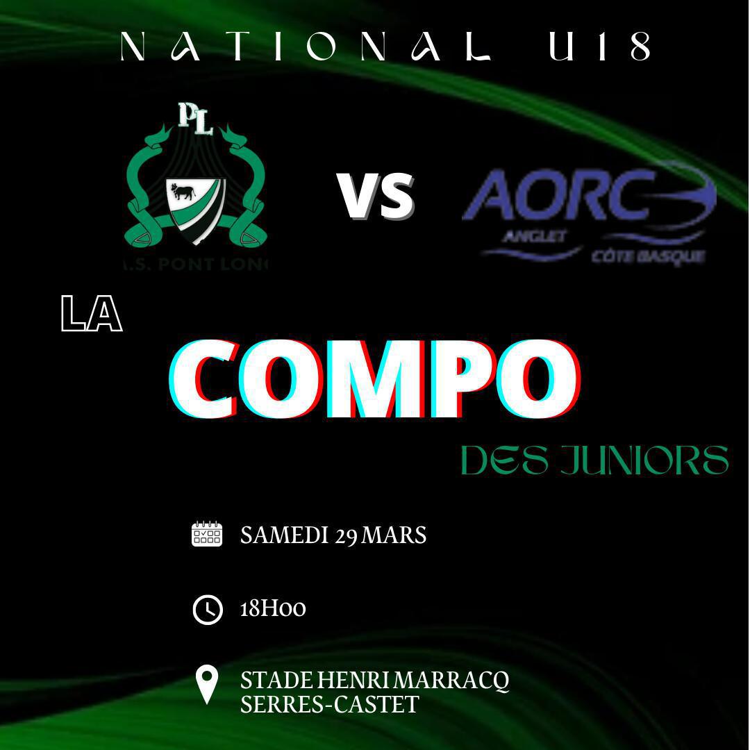 LA COMPO DES JUNIORS - 29/03