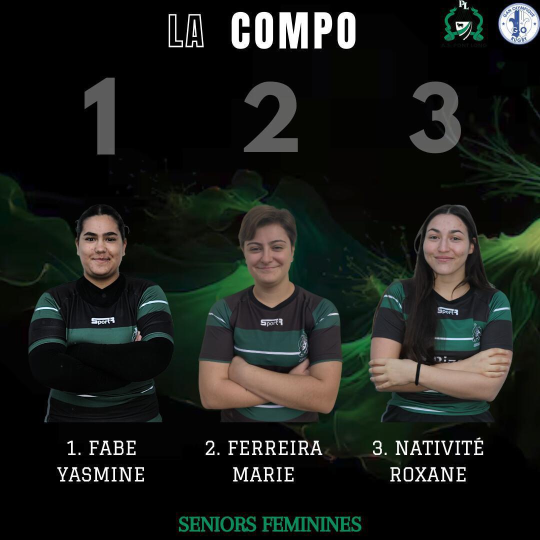 LA COMPO DES SÉNIORS FÉMININES⚡️