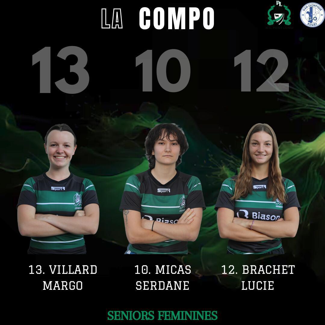 LA COMPO DES SÉNIORS FÉMININES⚡️