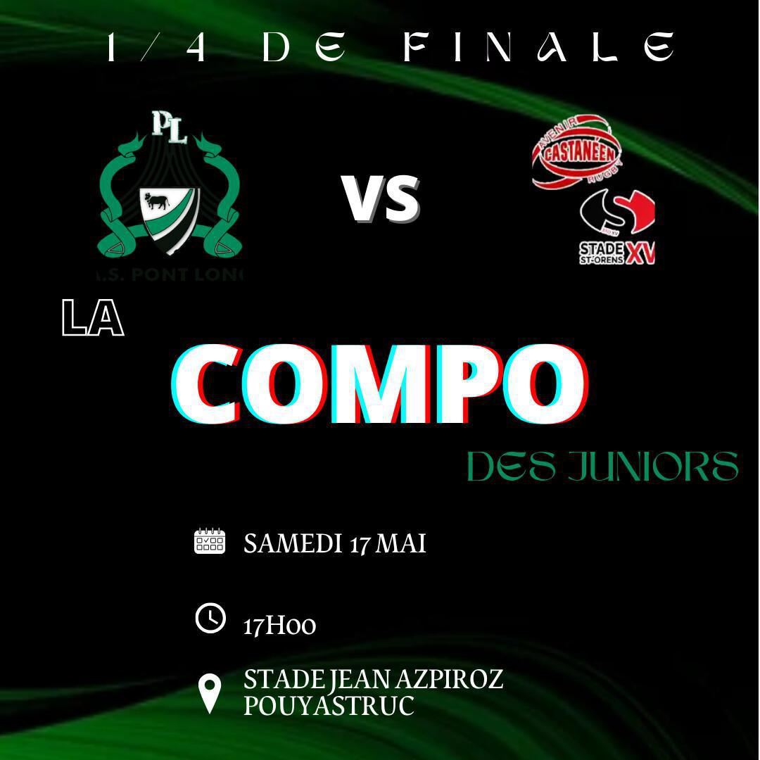 1/4 DE FINALE ALLER - LA COMPO DES JUNIORS !