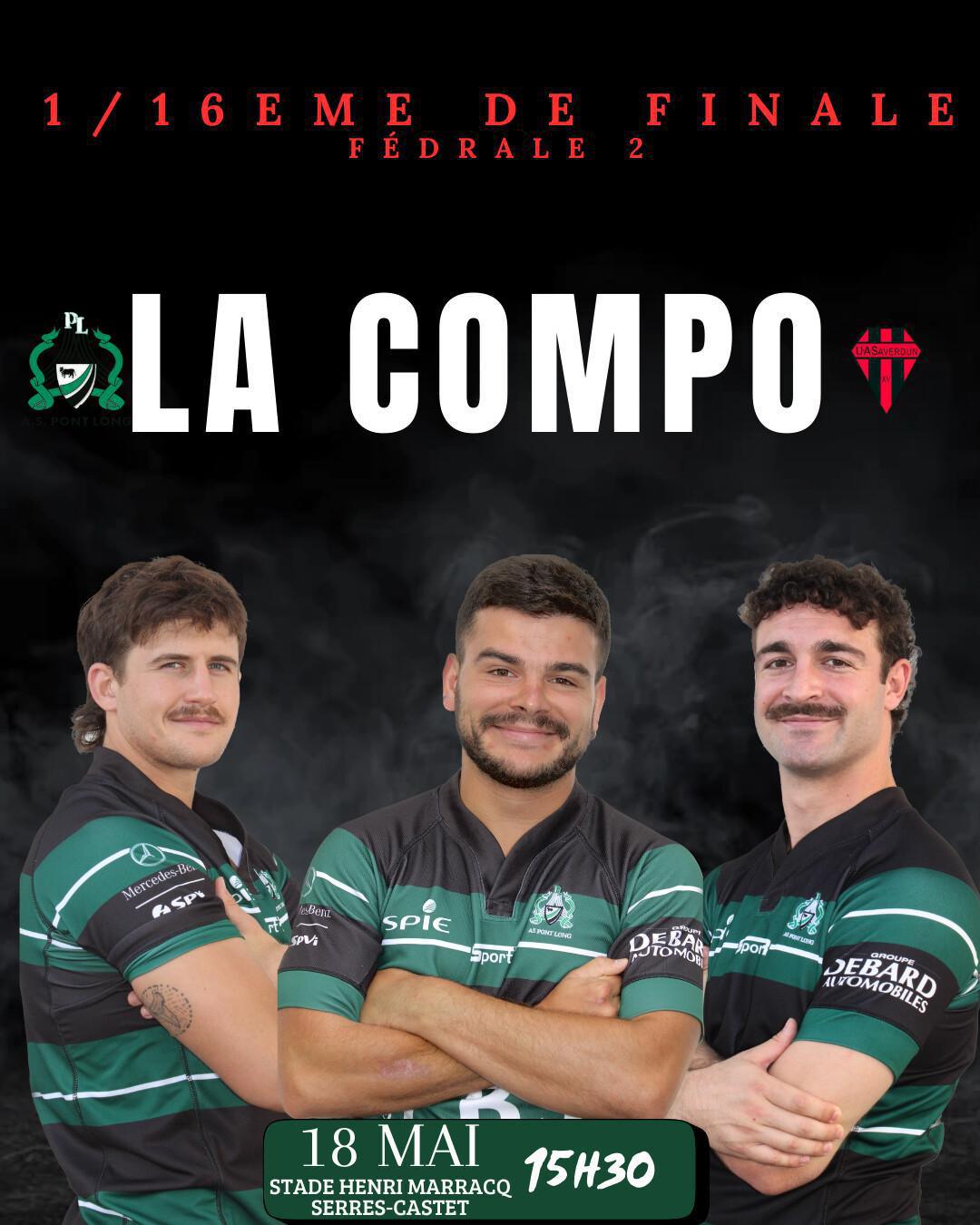 1/16e de finale federale 2 - LA COMPO💪🏼