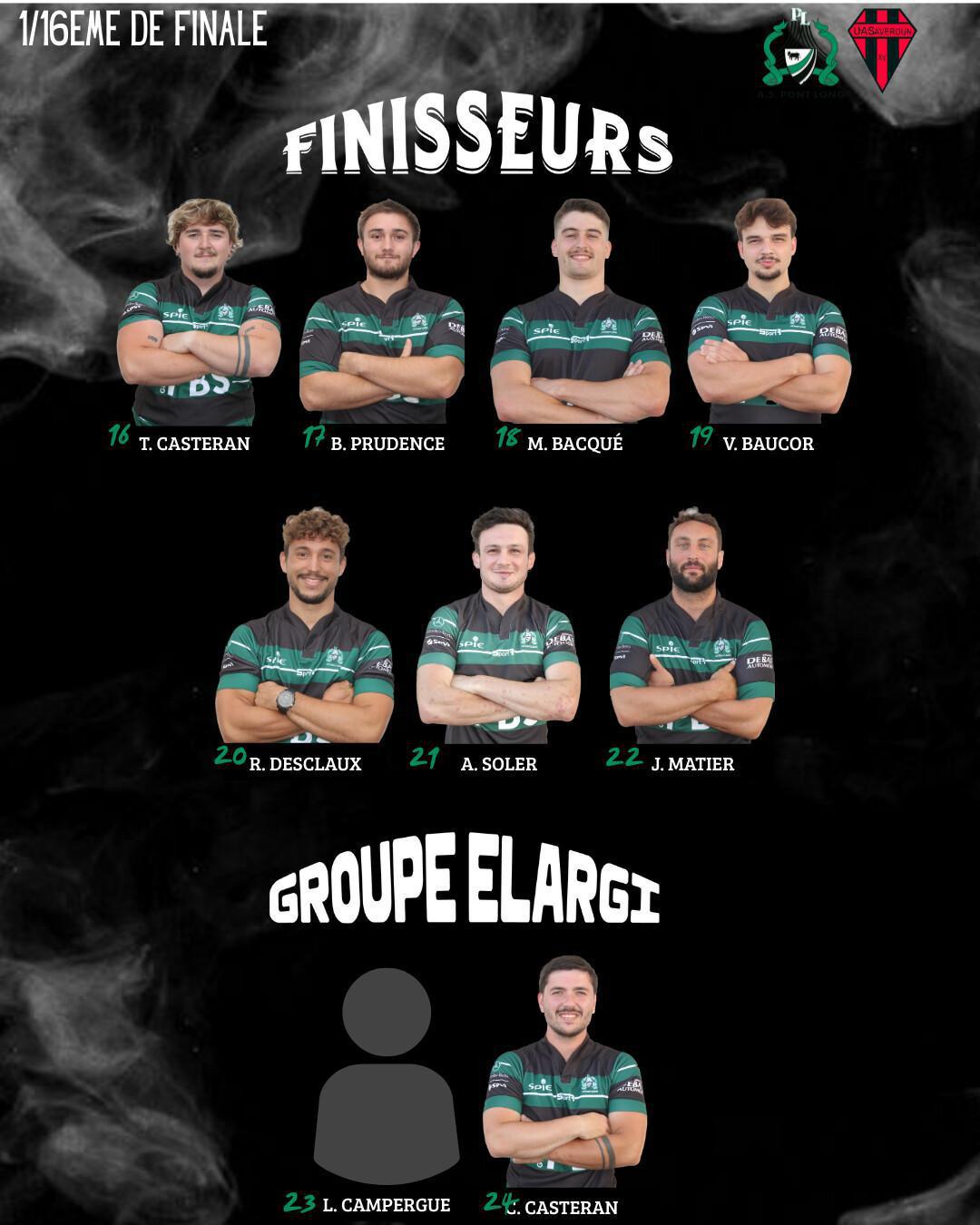 1/16e de finale federale 2 - LA COMPO💪🏼