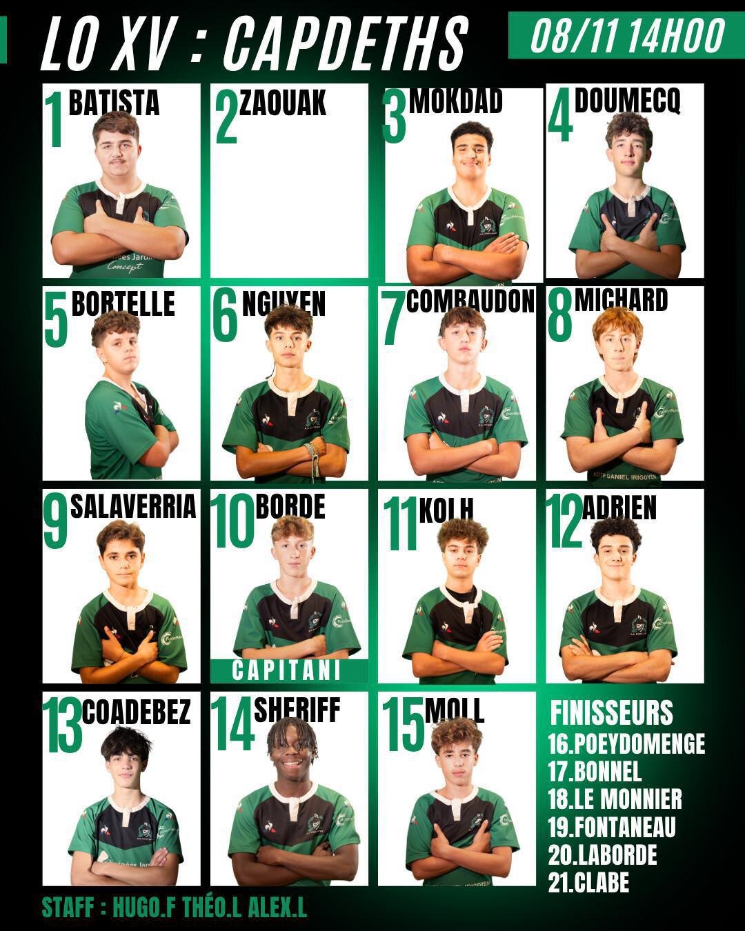 Compos du week-end💚🖤