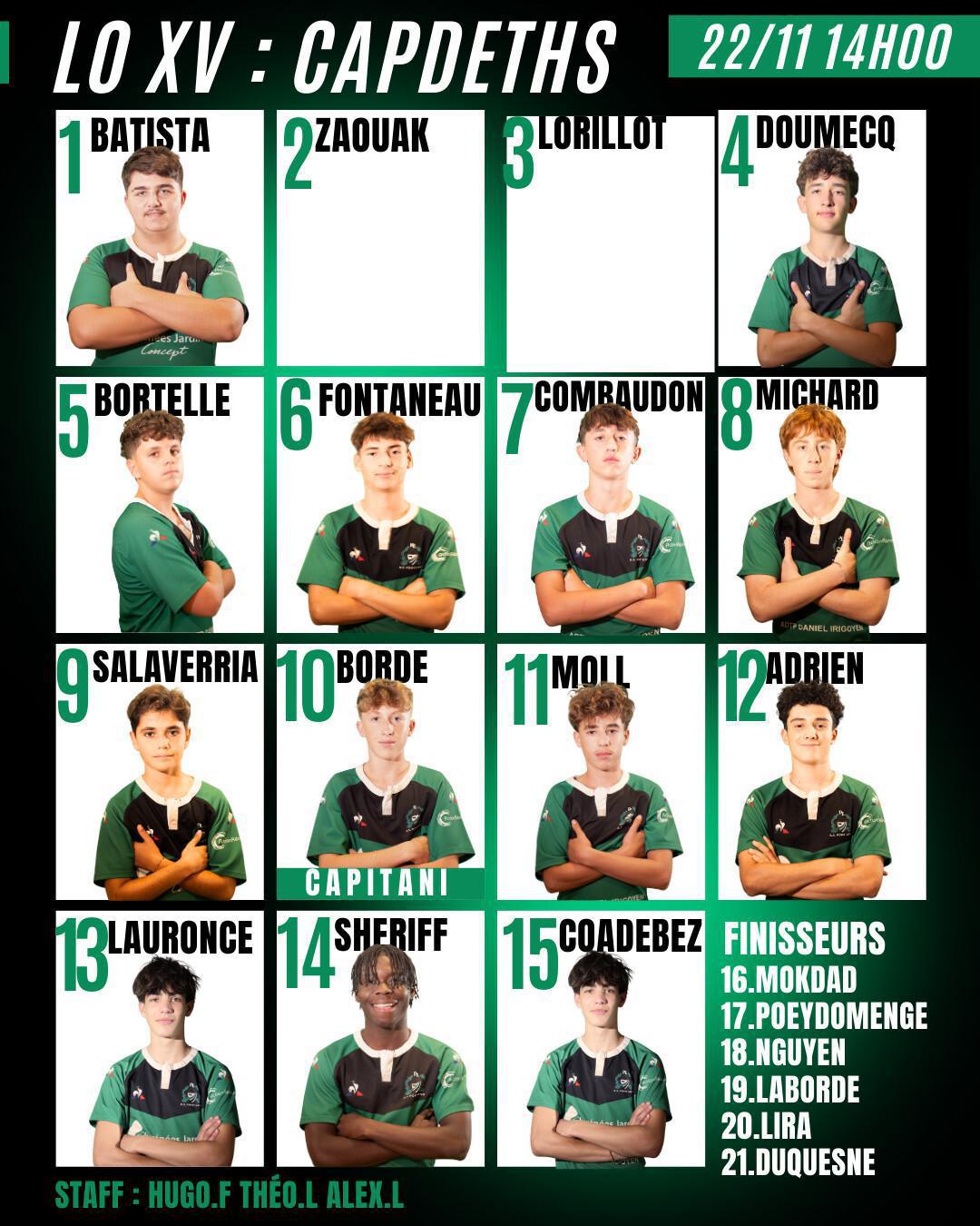 Les compos du week-end 💚🖤