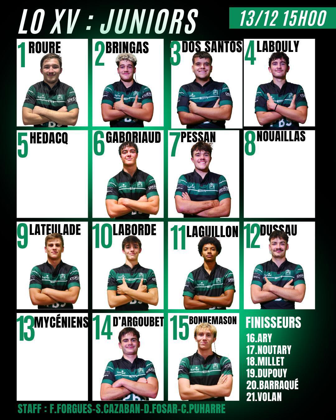 Compos du week-end 🖤💚