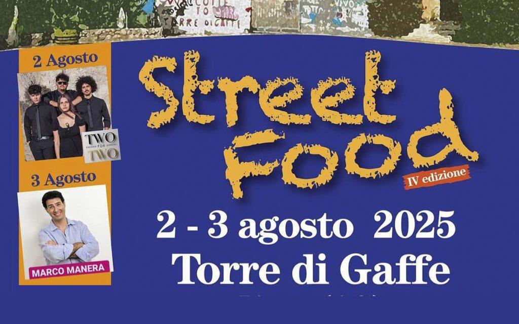 Street Food IV edizione - live con Two for Two (start h. 18.30)