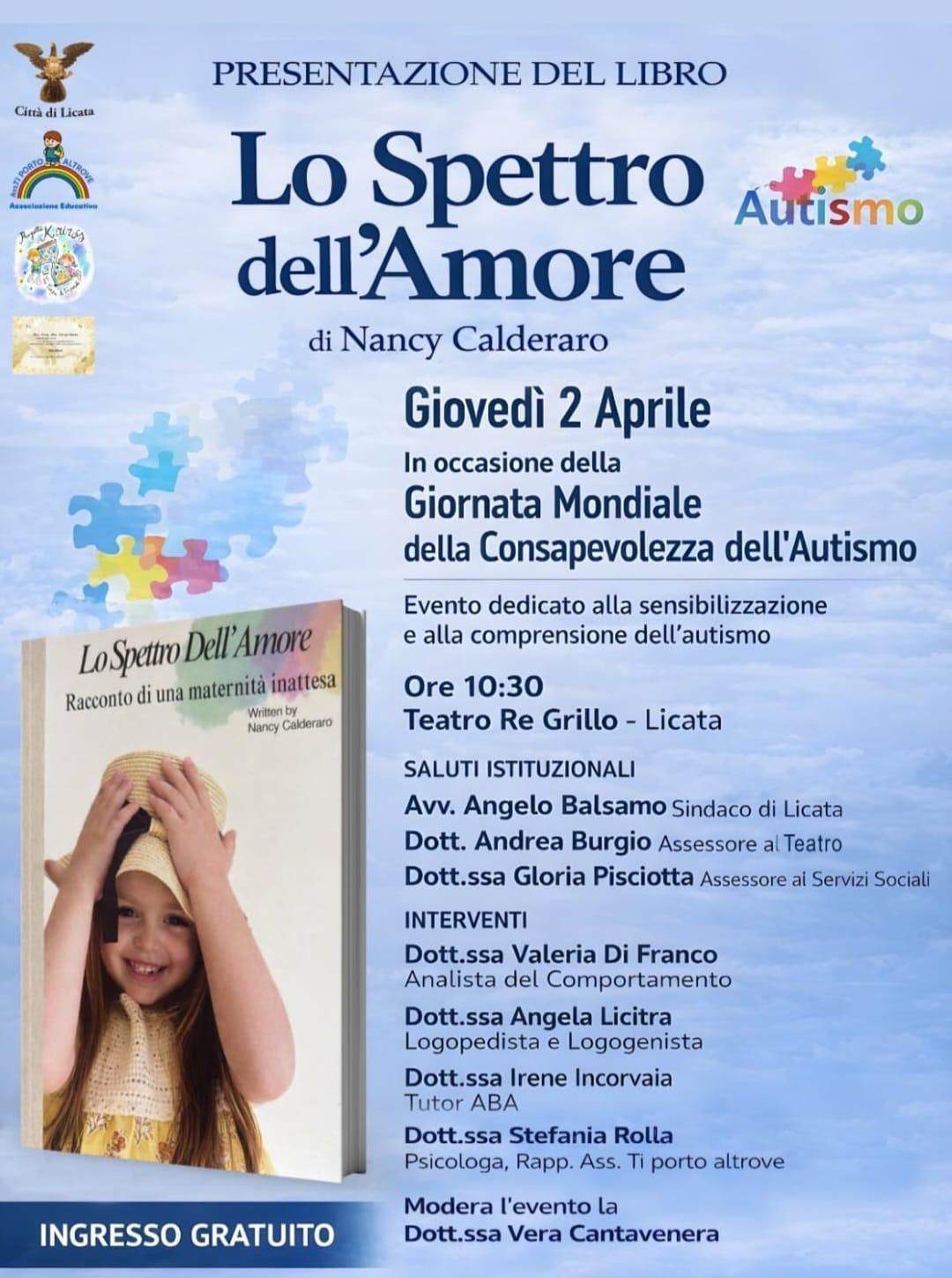 Presentazione del libro "Lo Spettro dell'Amore" di Nancy Calderaro (inizio ore 10.30)