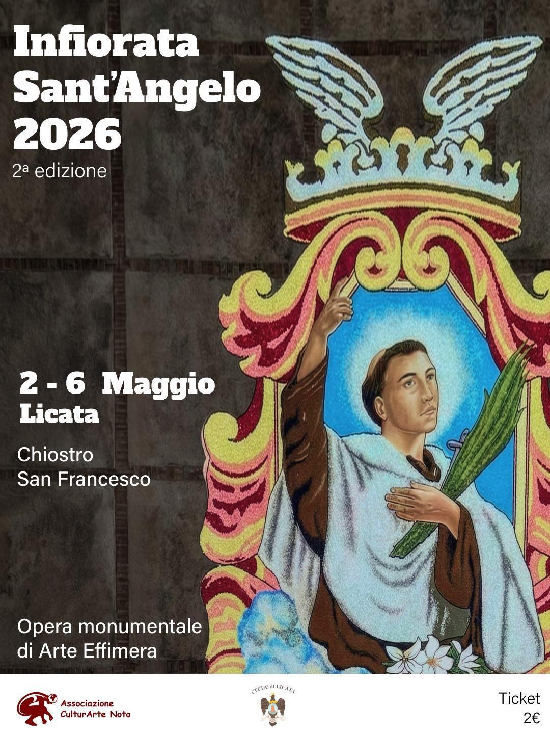 Infiorata e mostra fotografica in onore di Sant’Angelo
