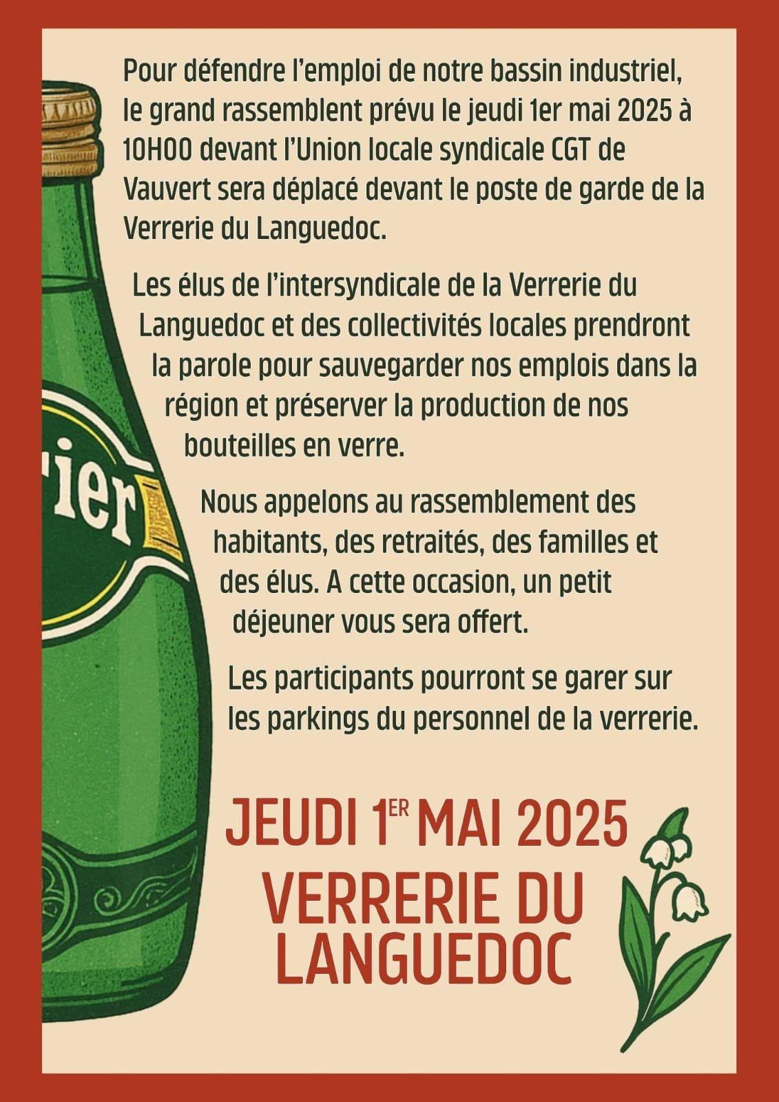 Grand Rassemblement Verrerie OI le 1er Mai