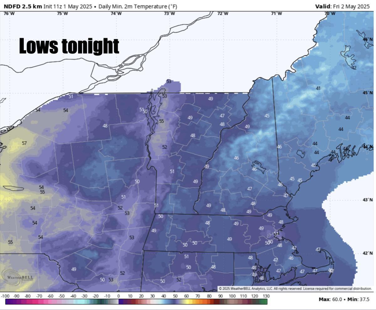 Happy May! Here is what you can expect today with a look at Friday 