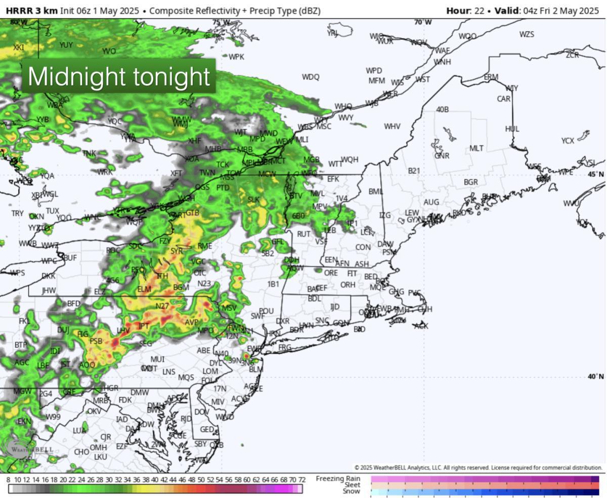 Happy May! Here is what you can expect today with a look at Friday 